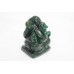 Statue idol Handcrafted Figurine Natural Green Jade Stone God Ganesha Ganesh G14